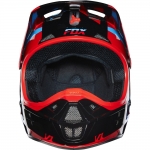 Мотошлем FOX V1 MAKO HELMET ECE сине-красный