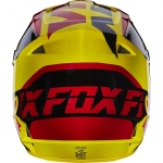 Мотошлем FOX V1 MAKO HELMET ECE желтый