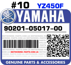 90201-05017-00 YAMAHA YZ450F