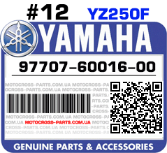 97707-60016-00 YAMAHA YZ250F