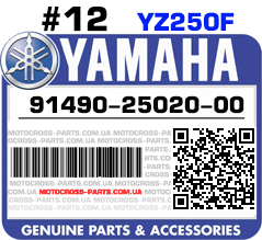 91490-25020-00 YAMAHA YZ250F