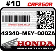 43340-MEY-000ZA HONDA CRF250R