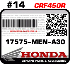 17575-MEN-A30 HONDA CRF450R