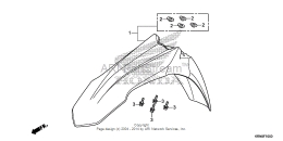 95602-10200-00 YAMAHA YZ250F