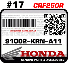 91002-KRN-A11 HONDA CRF250R