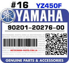 90201-20276-00 YAMAHA YZ450F