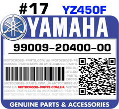 99009-20400-00 YAMAHA YZ450F