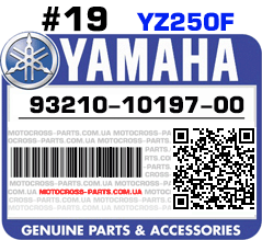 93210-10197-00 YAMAHA YZ250F