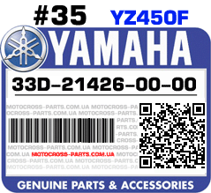 33D-21426-00-00 YAMAHA YZ450F