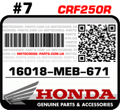 16018-MEB-671 HONDA CRF250R