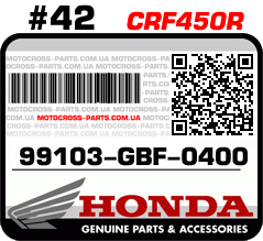 99103-GBF-0400 HONDA CRF450R