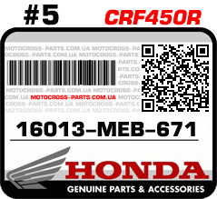 16013-MEB-671 HONDA CRF450R