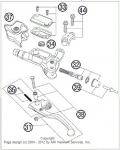 ACCEL рычаг сцепления откидной KTM 250 EXC (BREMBO)