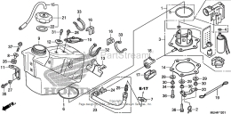 90512-KZ4-J20 HONDA CRF250R 