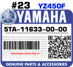 5TA-11633-00-00 YAMAHA YZ450F