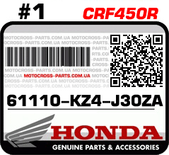 61110-KZ4-J30ZA HONDA CRF450R