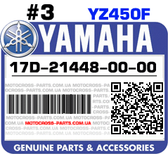 17D-21448-00-00 YAMAHA YZ450F