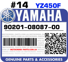 90201-08087-00 YAMAHA YZ450F