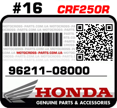 96211-08000 HONDA CRF250R