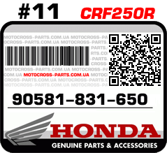 90581-831-650 HONDA CRF250R