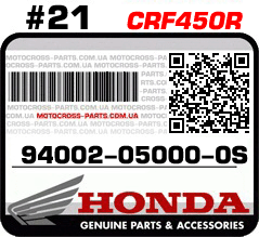 94002-05000-0S HONDA CRF450R