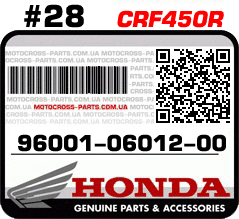 96001-06012-00 HONDA CRF450R