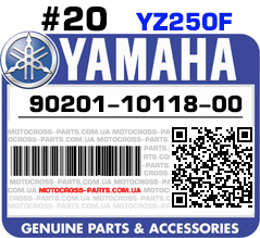 90201-10118-00 YAMAHA YZ250F