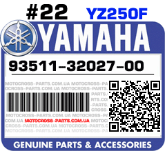 93511-32027-00 YAMAHA YZ250F