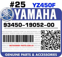 93450-19052-00 YAMAHA YZ450F