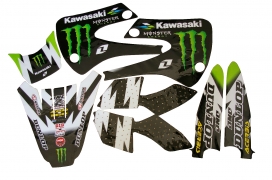 Наклейки ONE INDUSTRIES MONSTER ENERGY комплект -25% ― MOTOCROSS-PARTS.RU