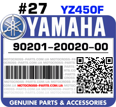 90201-20020-00 YAMAHA YZ450F