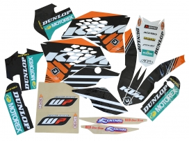 Наклейки FLU TEAM KTM комплект -15% ― MOTOCROSS-PARTS.RU