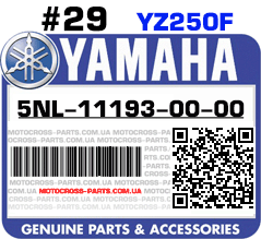 5NL-11193-00-00 YAMAHA YZ250F