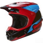 Мотошлем FOX V1 MAKO HELMET ECE сине-красный