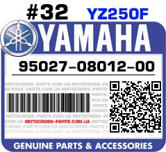 95027-08012-00 YAMAHA YZ250F