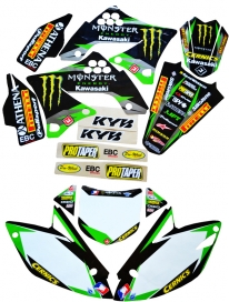 Наклейки FLU MONSTER ENERGY комплект ― MOTOCROSS-PARTS.RU