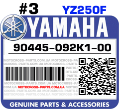 90445-092K1-00 YAMAHA YZ250F