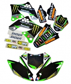 Наклейки FLU MONSTER ENERGY комплект -10% ― MOTOCROSS-PARTS.RU