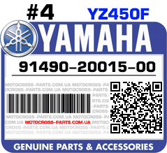 91490-20015-00 YAMAHA YZ450F