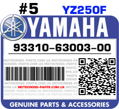 93310-63003-00 YAMAHA YZ250F