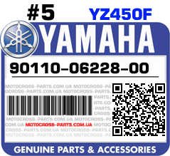 90110-06228-00 YAMAHA YZ450F