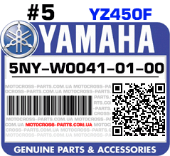 5NY-W0041-01-00 YAMAHA YZ450F