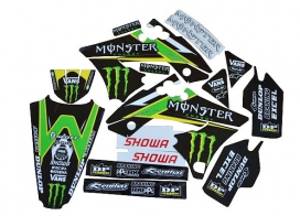Наклейки ONE INDUSTRIES MONSTER ENERGYкомплект -30% ― MOTOCROSS-PARTS.RU