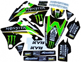 Наклейки ONE INDUSTRIES MONSTER ENERGY комплект -20% ― MOTOCROSS-PARTS.RU