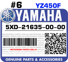 5XD-21635-00-00 YAMAHA YZ450F