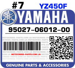 95027-06012-00 YAMAHA YZ450F