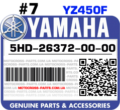 5HD-26372-00-00 YAMAHA YZ450F