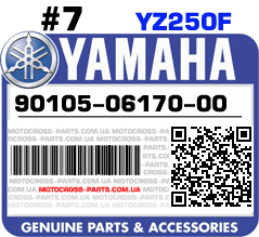 90105-06170-00 YAMAHA YZ250F