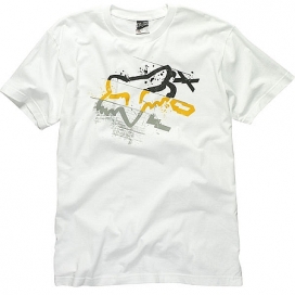 Футболка FOX Three Minutes Tee WHITE -30% ― MOTOCROSS-PARTS.RU