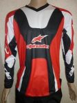 Футболка ALPINESTARS WHITE RED BLACK #3